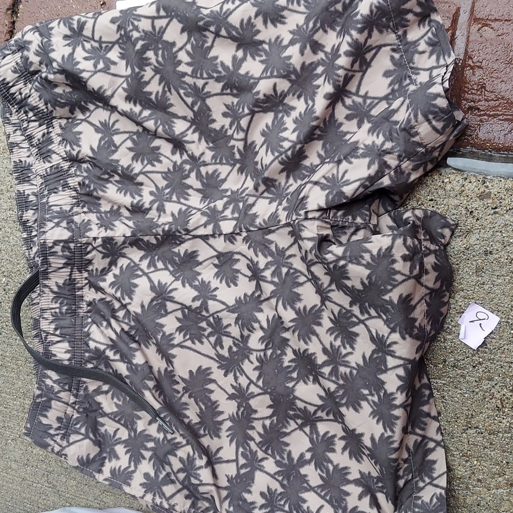 Nwt! Lined palm tree swim trunks. Unique x Tomas maier. Limited release.